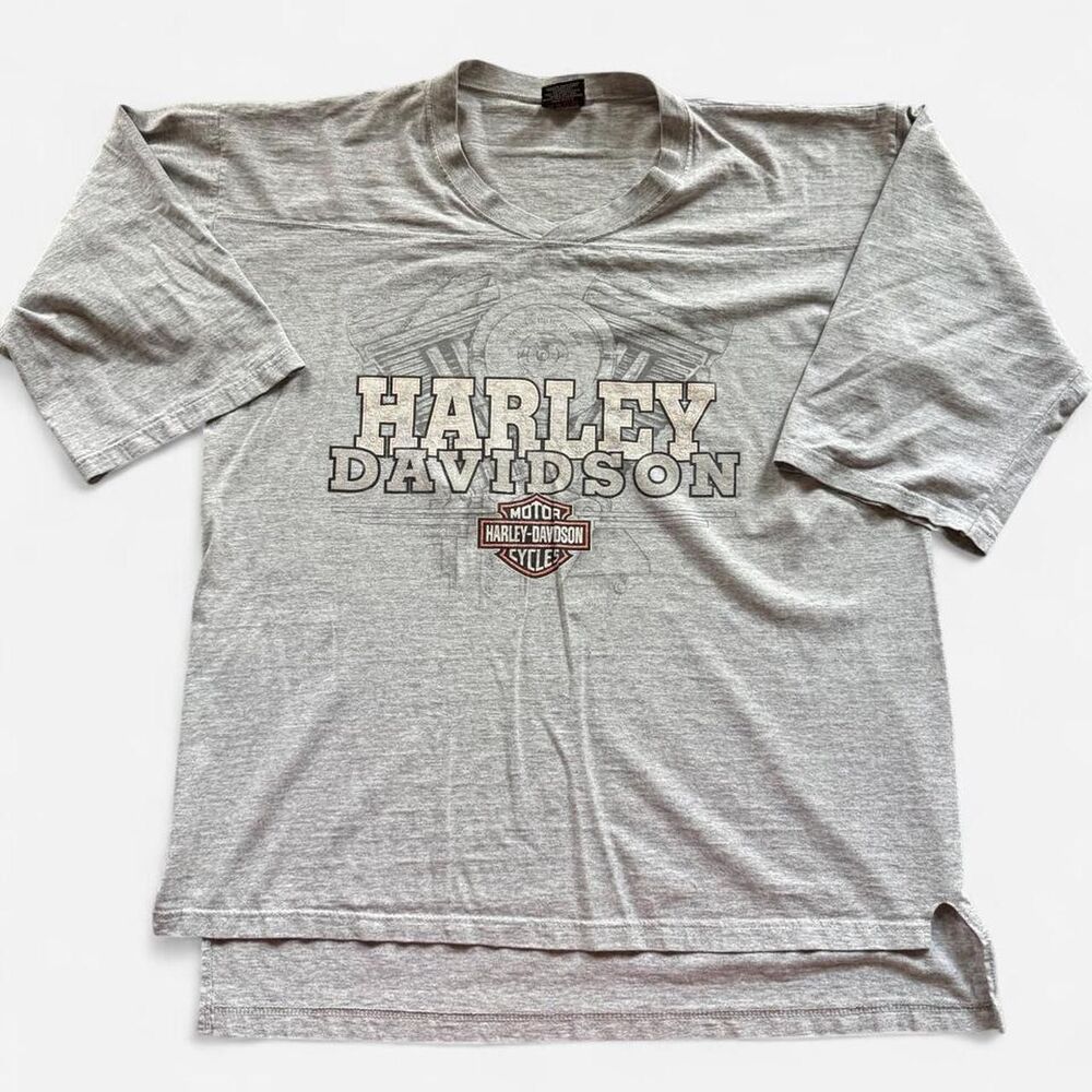 Harley-davidson Men's Grey T-shirt